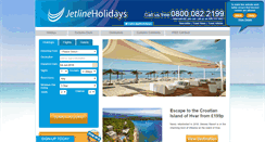 Desktop Screenshot of jetlineholidays.com